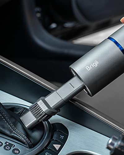 Brigii Mini Handheld Vacuum Cordless, 3 in 1 Car Vacuum Air Duster Pump