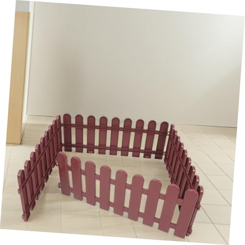4pcs Outdoor Tortoise Enclosure: Pet Playpen Animal Barrier Fence Decorative Garden Fence Panel for Reptiles Pets Small Animals Outdoor Yard Landscape Patio