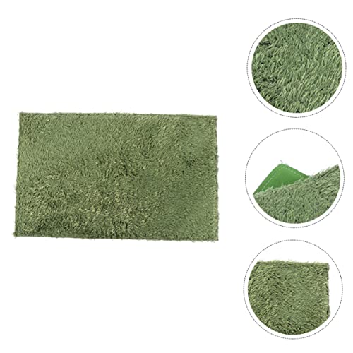 Moss Carpet for Reptiles Absorbent and Breathable Fake Lawn Cushion Tortoise Bedding for Terrarium Moisture Retaining Mat for Lizard and Amphibian Habitats