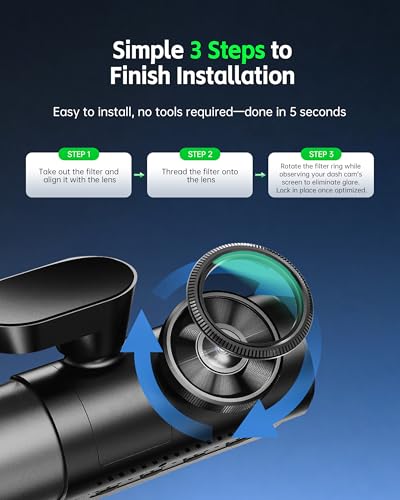 Threaded CPL Filter for Vantrue N5(S), N4 Pro(S),N4S Lite Dash Cam
