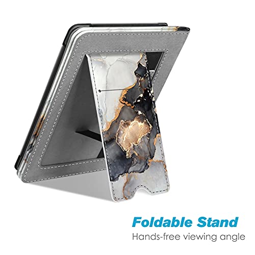 Fintie Stand Case for 6" Kindle Paperwhite 10th Gen 2018, Cloudy Marble - color: cloudy marble