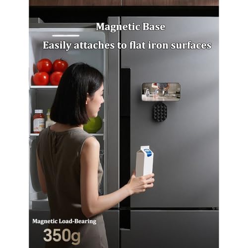 Yaslayp 3-in-1 Magnetic Phone Holder with Suction Cup,360°Rotatable - color: 1PC