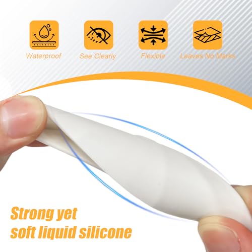 Universal Car Backup Camera Rain Shield, Reversing Camera Anti-Rain Cover, Non-Destructive Adhesion, Silicone Protection Cover Compatible with Most Vehicle (White) - color: White