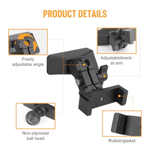 FUNY Dashboard Left Side Phone Holder Mount Compatible with Chevy Silverado