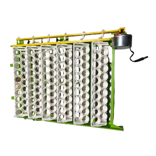 Undique Standard & Button Quail Egg Rails, Rigid Polymer, White for Cimuka/Hatching Time CT-Series Incubators (2)