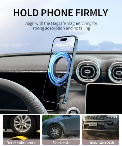 Car Phone Holder for Mercedes-Benz GLC/CLE/C-Class 2023-2026,12.3" Screen - size: for 23-26 GLC & 22-26 C-Class(12.3-Inch only)