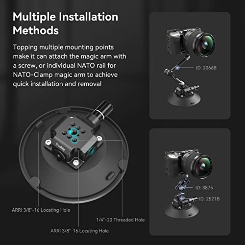 SmallRig 6" Suction Cup Mount for Car Camera/Smartphone - 4114