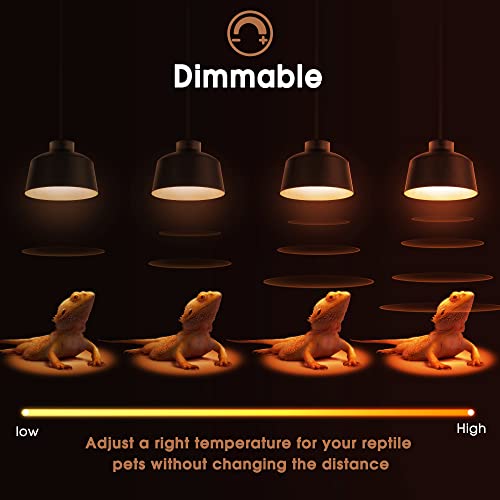 Briignite G9 Heat Lamp Bulbs for Reptile, Mini Reptile Light, Dimmable G9 Mini Heat Bulb Warm White 50W, 2 Pin Base UVA Reptile Heat Lamp, Bearded Dragon Gecko Turtle Lizard, 2 Pack - color: Cream, size: G9 Heat Bulb