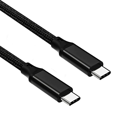 Elfesoul USB C to USB C Cable, 3.2 USB-C Cable 3.3ft, 100W, 4K UHD, 20Gbps - size: 3.3ft