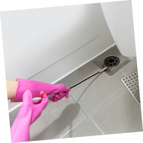 Spring Dredging Tool Fast Blockage Removal Versatile Materials Household Use Easy to Operate Drain Cleaning Brush Pressure-type Cleaning Hook Kitchen Bathroom Restaurant