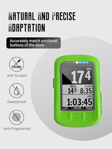 Case for Wahoo ELEMNT Bolt V1 GPS Cycling/Bike Computer (Green) - color: Green