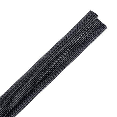 1/2"-54ft Automotive Mesh Woven Wire Sheathing Split Wire Loom - style: 1/2" - 54 Feet