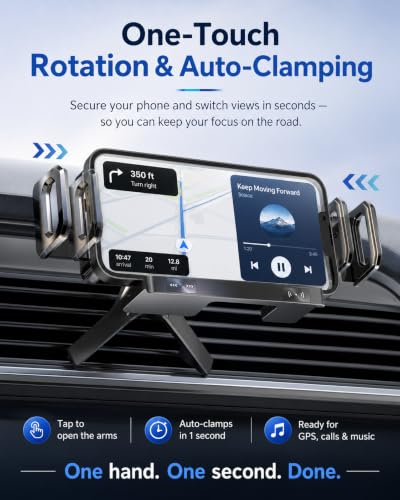 WINNES Wireless Car Charger Mount for Samsung Galaxy Z Fold 8 Ultra 7 6 5 4