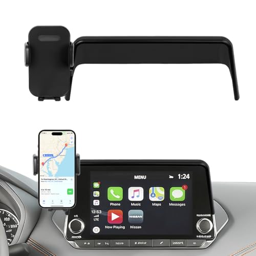 Car Phone Holder Fit for 2021-2025 Nissan Rogue / 2019-2025 Altima / 2020-2025 Sentra Accessories Phone Mount 8-inch Screen Fixed Clip, Cell Phone Automobile Cradles Hands-Free 360 Degree Rotation - size: 21-25 Rogue/19-25 Altima/20-25 Sentra