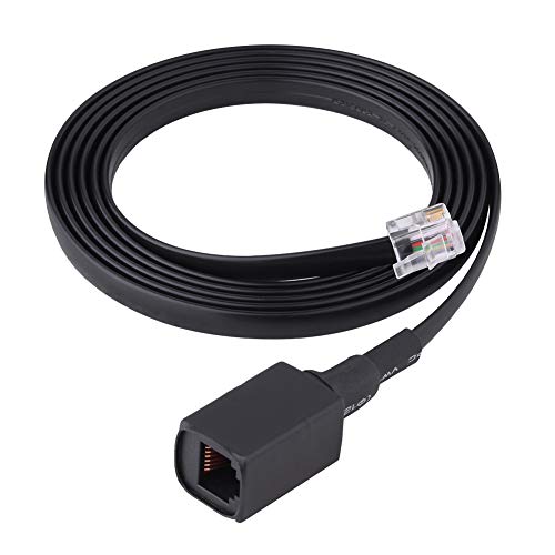 Microphone Extension Cable for 1.5M 6 Pin Removable Separation Handheld Mic Extension Cable Cord for Radio Talkie FT-7800R FT-8800R FT-7900R FT-8900R