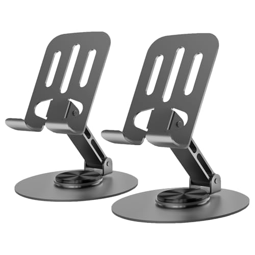 Universal Metal Cell Phone Stand, Grey&Grey - color: Grey&Grey