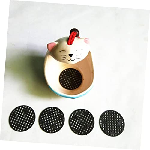BESPORTBLE 100pcs Flower Pot Mesh Pad Diameter Anti-Corrosion Grid Mat for Breathable Bottom Drainage Net for Indoor and Outdoor Plant Growth