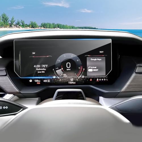 (2pcs) 2024 2025 2026 Acadia Dashboard Screen Protector for GMC Acadia (Elevation/AT4/Denali) 11-inch Dash, 2026 Acadia Accessories High Clarity Protective Film Driver Information Center 11" - color: (11In Dash) for 2024+