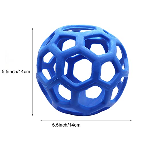 Tirifer Tortoise Feeder Ball, 5.5 inch, Encourages Foraging Behaviors, Keeps Pets Entertained - color: Blue