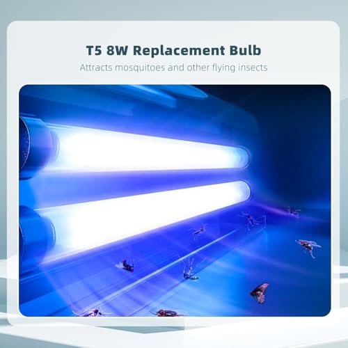 6 Pcs 15W 18 Inch Replacement UV Bulb F15T8/BL UVA 365nm Fluorescent Light Bulbs for 30W Indoor Bug Zapper, F15T8 Black Light Bulbs for Indoor Outdoor Mosquito & Flying Insect Zapper Lamp - size: 15W BZL-6P