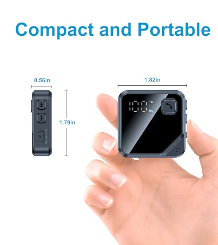 Bluetooth Transmitter Receiver for TV & Airplane AUX Adapter