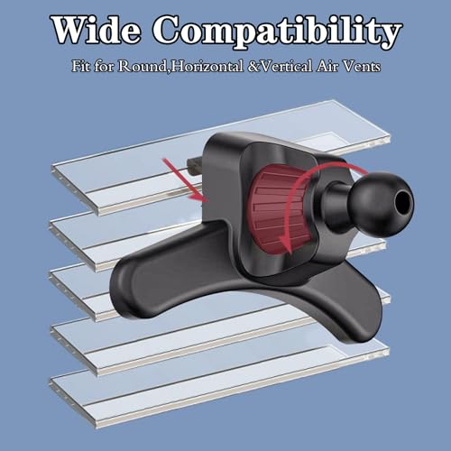 Universal Air Vent Clip Car Phone Holder, Black, 1 PC - style: 1