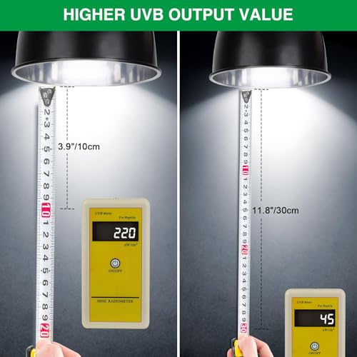 UVB Bulb 5.0 UVA UVB Reptile Light Bulb, 13W UVB Light for Reptiles UVB Lamp for Turtle Frog Snake Chameleon Ball Python Iguana Tank - size: 5.0 13W