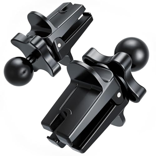 OHLPRO 2Pack Car Air Vent Clip Replacement, [Stable & Anti-Shake] Phone Mount Base with 16mm Ball Head, Heavy Duty Air Vent Holder Compatible with iPhone, Samsung & Most Car Phone Cradles