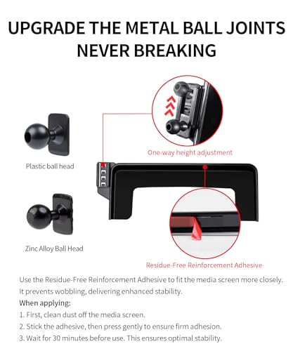 Car Phone Holder for Mercedes-Benz GLC/V-Class 2020-2022, C-Class 2019-2021 - size: for 20-22 GLC & 19-21 C-Class(10.25-Inch only)