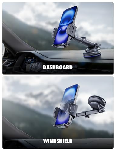 Bracketron TripGrip 2.0 Car Phone Holder, Dash & Window, Suction Cup, 360°