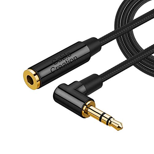 CableCreation 3.5mm Headphone Extension Cable 1.5FT/0.45m,3.5mm Audio Cable - size: 1.5 Feet