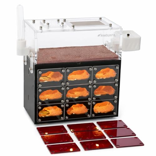 Lumen Hotel Ant Farm Nest with Built-in LED Lights, Hydration System, Trash Box & Ant Keeping Starter Kit - color: Hotel