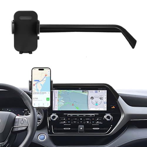 Car Phone Holder Fit for 2020-2025 Toyota Highlander Accessories Phone Mount 8-inch Screen Fixed Clip, Cell Phone Automobile Cradles Hands-Free 360 Degree Rotation Not Affect Air Vent - size: 2020-2025 Toyota Highlander