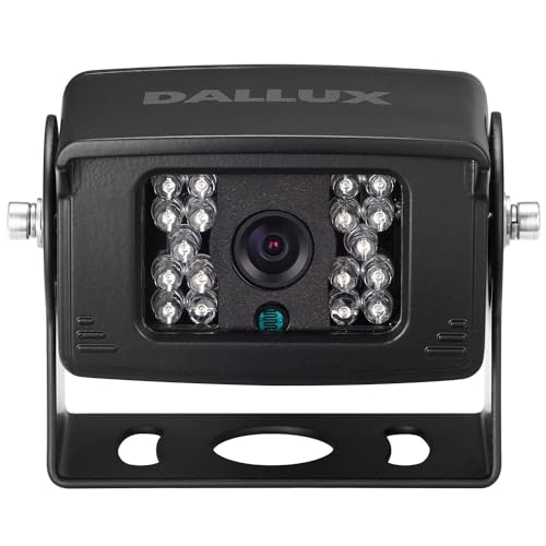 Bus Truck Vehicle Backup Cameras Wide View Angle cab cam Rearview Reverse Waterproof Night Vision 4 PIN Cam for Travel Trailer/Pickup/Van/RV Camper/Motor Home (12V,package not include extension cable) - color: DL003