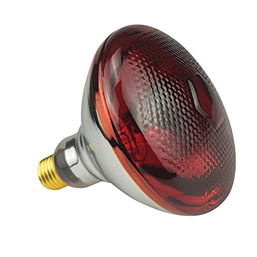 2 Pack 250W Red Heat Lamp Infrared Bulbs Heavy Duty PAR38 Glass Lamp for Food Service, Brooder Bulb, Chicks, Pet, Bathroom, Light Therapy Use E26 Base, Flood Light Heat Bulb. - size: ZX-250W