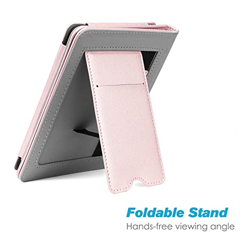 Fintie Stand Case for 6" Kindle Paperwhite 10th Gen 2018, Rose Gold - color: Rose Gold