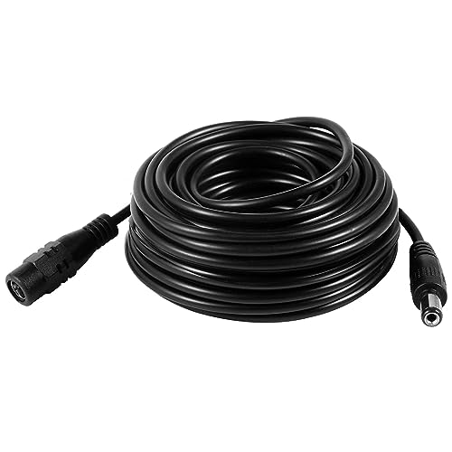 DC 12V CCTV Power Extension Cable 2.1x5.5mm, 5 Meters (16FT) - size: 5 meters (16 ft)