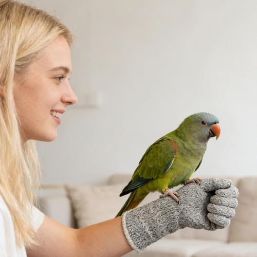Animal Handling Gloves – Bite Proof Scratch Resistant Safety Gear, Reinforced Protective Design, Comfortable Long Wear Fit | - color: 25cm