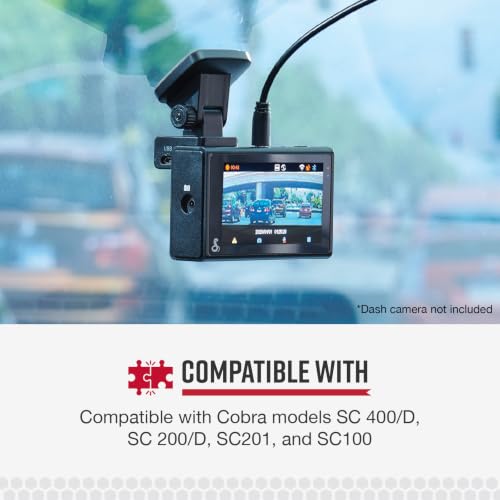 Cobra SC Smart Dash Cam Series 12 Volt Power Adapter - style: 12V CLA Power Adapter