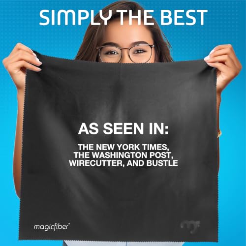 MagicFiber Extra Large Microfiber Cleaning Cloth for TV Screens & Monitors