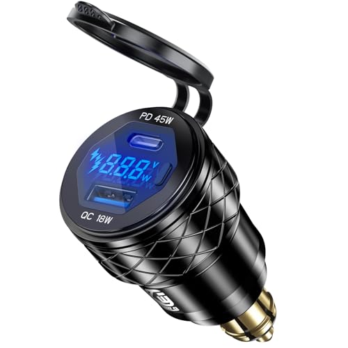 Din Hella Plug to USB Charger Adapter for 12V-24V BMW Triumph Tiger Ducati