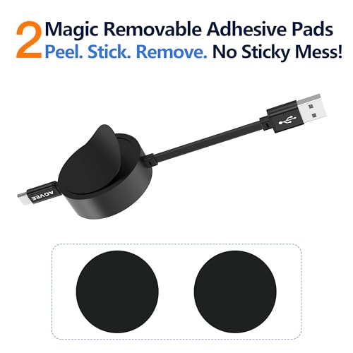 AGVEE 0.3ft Fixed / 3.3ft Extend Single-End Retractable USB C Cable - size: 0.3ft Fixed / 3.3ft Extend