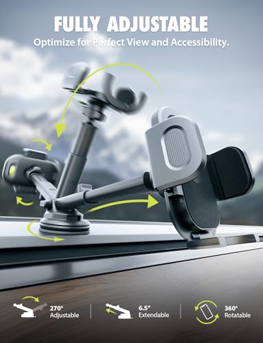 Bracketron TripGrip 2.0 Car Phone Holder, Dash & Window, Suction Cup, 360°