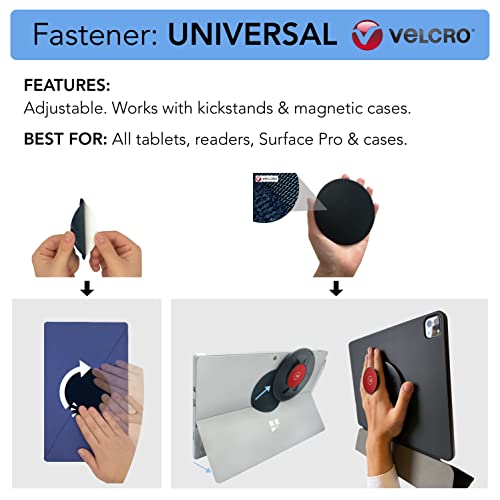 G-Hold - Comfort Tablet Holder Works with Any Device, Universal, Ergonomic, Rotating, Folds Flat and Adjustable (Red) - color: Red
