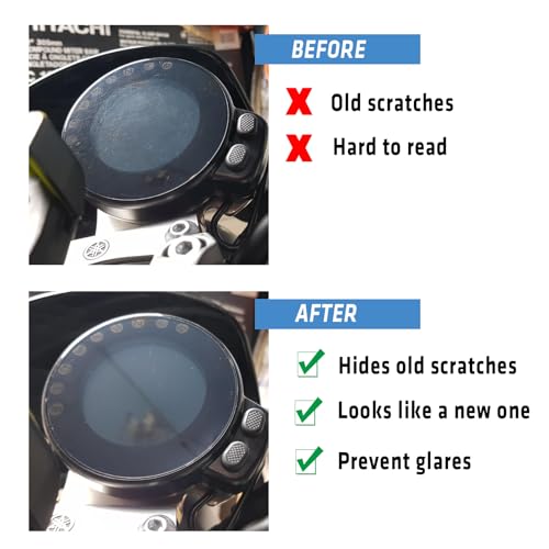 Instrument Film Dashboard Screen Protector Replacement for Yamaha XSR700 2015-2025 XSR900 2015-2021 Cluster Display Screen Protective Cover