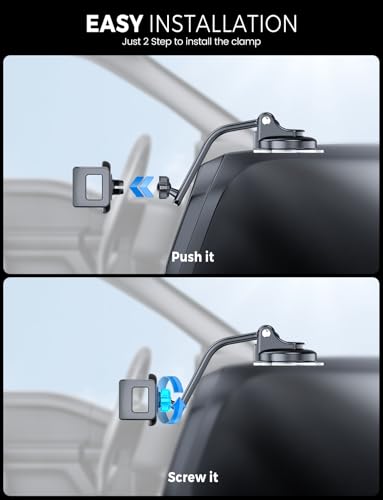 eSamcore Enlarge Tablet Clamp, 1.57” (40mm) Depth Mount Clips