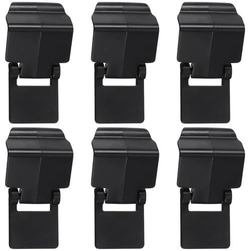TEHAUX 6pcs Terrarium Cover Clip, Aquarium Lid Clips Reptile Screen Clamp Terrarium Lock Enclosure Fish Aquarium Screen Top Pet Tank Latch - Compatible with NOMO YL-07
