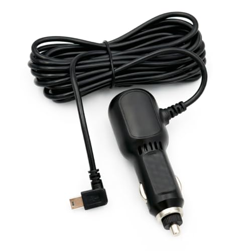 Dash Cam Power Cord, 11.5FT USB Mini-B Car Charger Supply Cable for Rexing V1 V1P Pro V5 V3, Byakov S6, Rove R2-4K Car Dashboard Camera