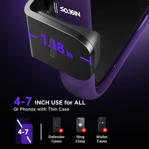 Car Phone Mount, Dashboard Windshield Cell Phone Holder Adjustable Cradle, Truck Stand GPS Holder for iPhone, Samsung, All Smartphones, Black - style: Suction Cup Mount
