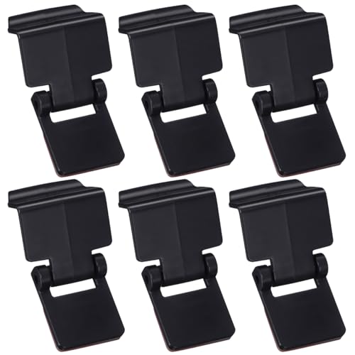GALPADA 6Pcs Reptile Feeding Tank Buckles Turtle Terrarium Lock Latches for Glass Tank Escape Prevention Easy Installation Plastic Locks for Amphibious and Rainforest Tanks
